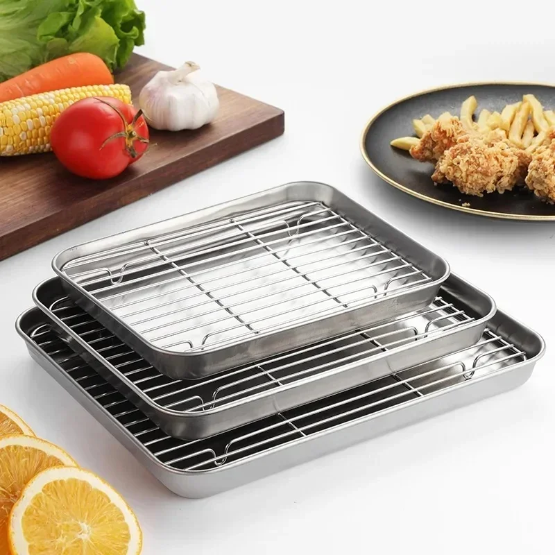 Kitchen Baking Rack - Bandeja para hornear de acero inoxidable