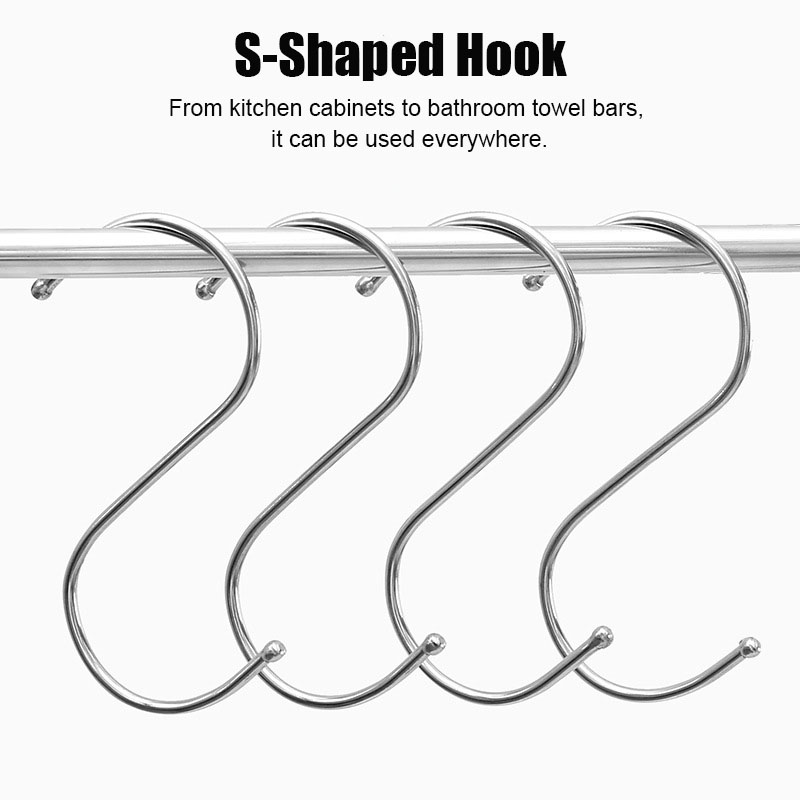 Kitchen Baking Rack - Ganchos en S de acero inoxidable,