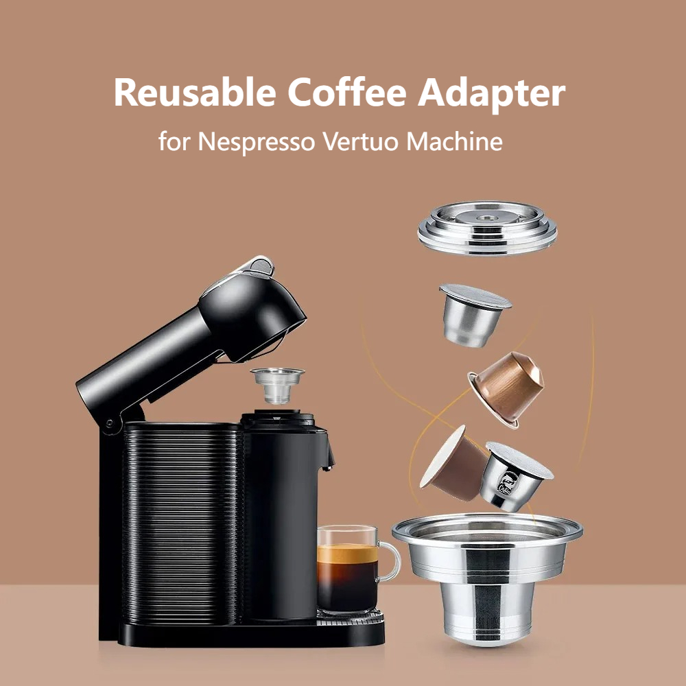 Delonghi Espresso Magnifica - Adaptador de Cápsulas Reutilizables para Cafeteras