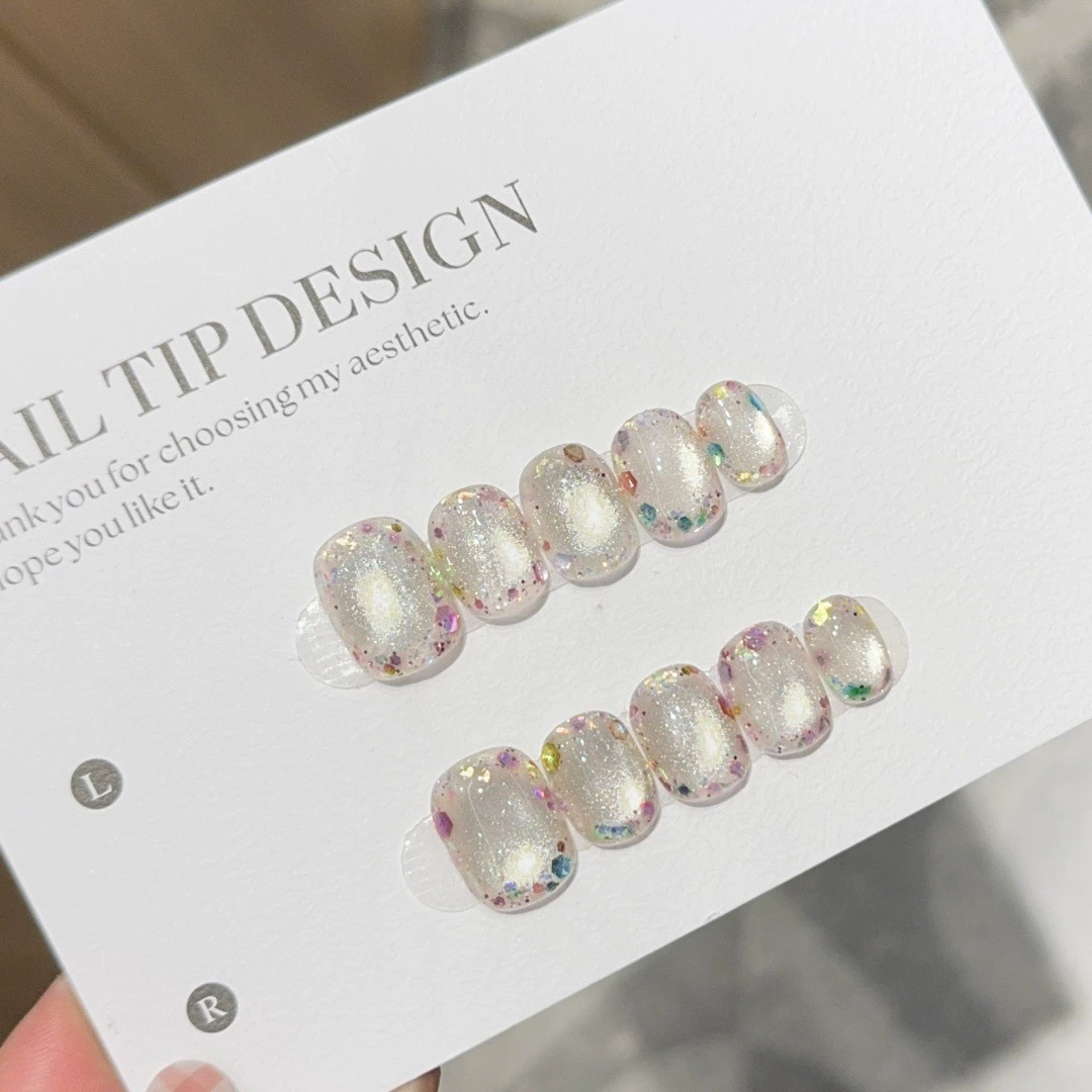 Decorating Tip Set - 10 Uñas Postizas Cortas de Verano