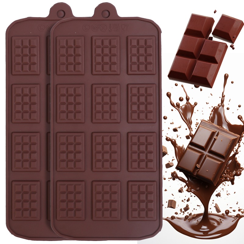 Kitchen Accessories For Baking - Molde de silicona para Chocolate, 12