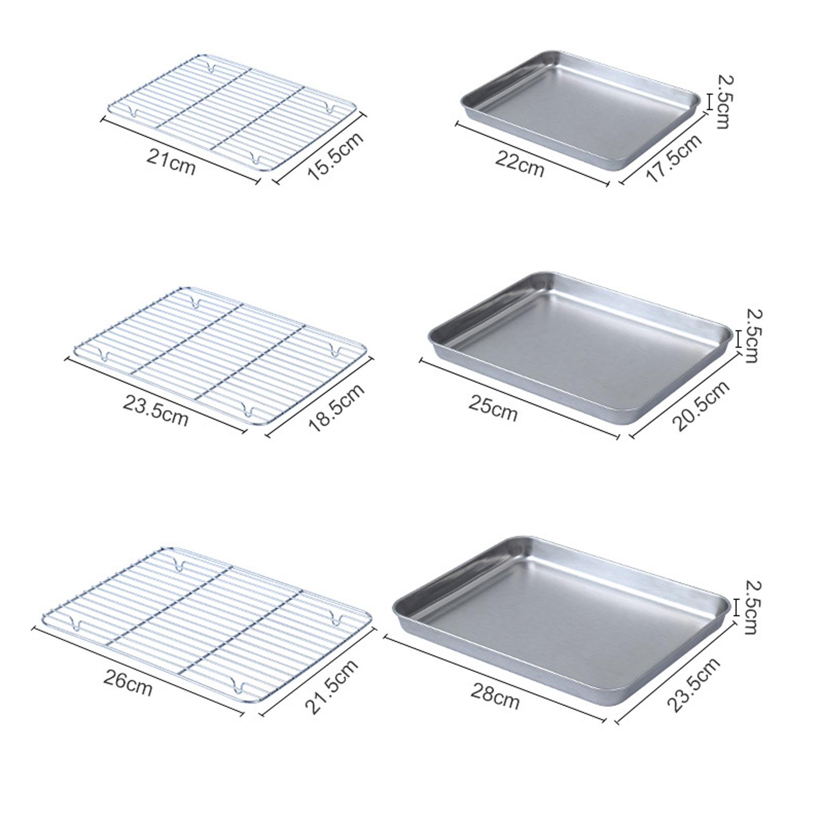Kitchen Baking Pan Storage - Bandeja de horno con rejilla de