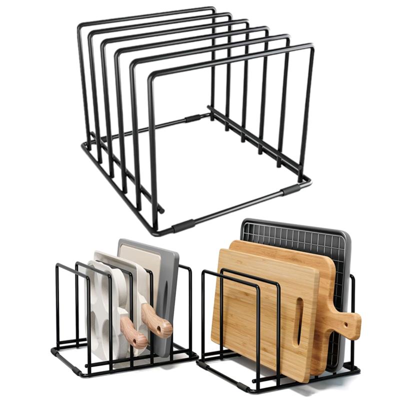 Kitchen Baking Pan Storage - Organizador de utensilios de cocina antideslizante,