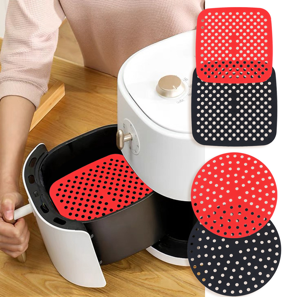 Kitchen Accessories For Baking - Estera de silicona para freidora de