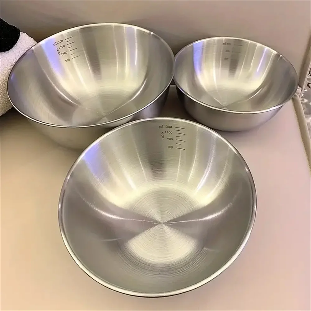 Stand Mixer Bowl - Juego de 3 Tazones de Acero