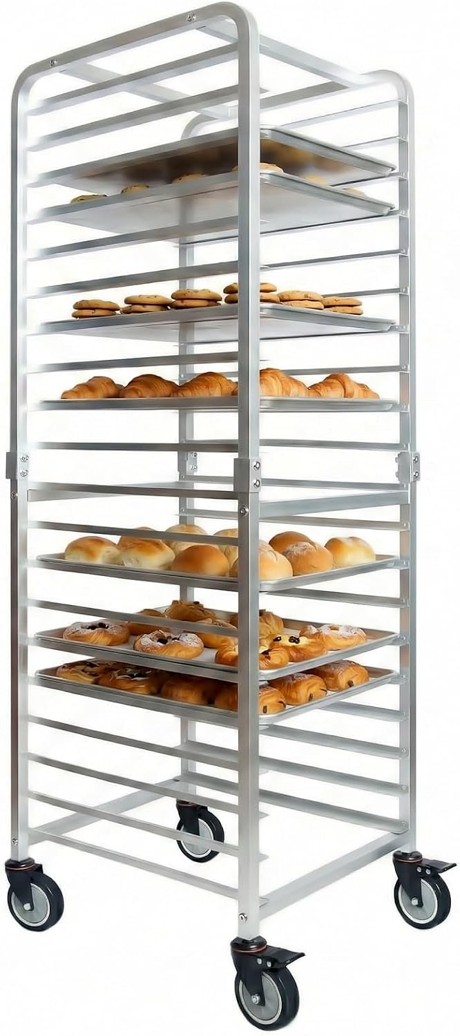 Kitchen Baking Rack - Carro de enfriamiento móvil comercial de