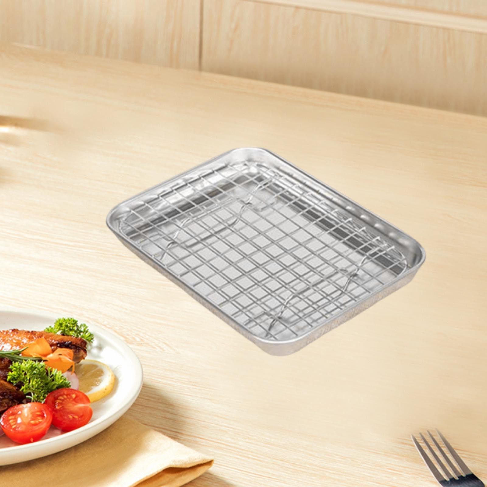 Kitchen Baking Pan Storage - Bandeja para hornear galletas con rejilla