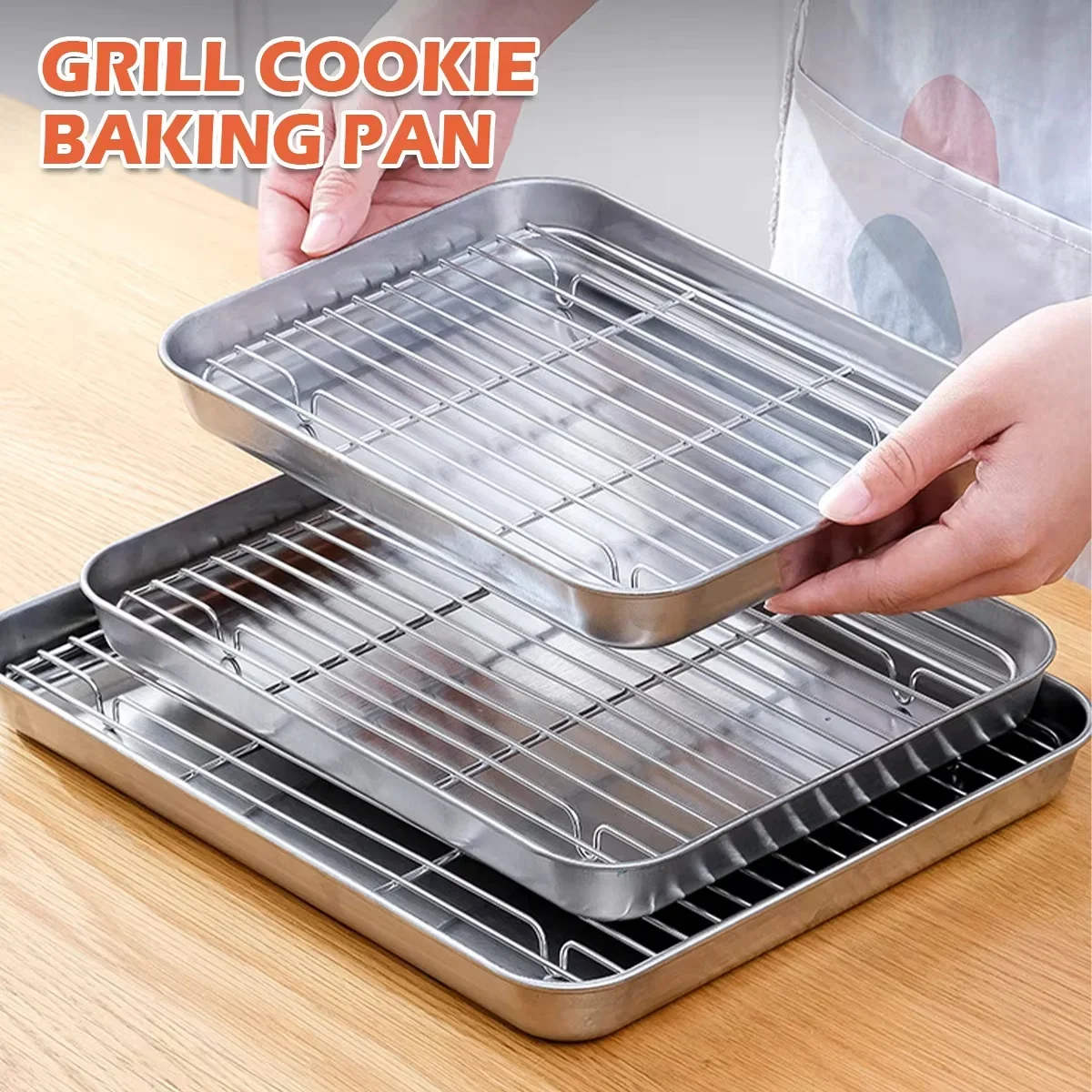 Bandeja para hornear de acero  - Kitchen Baking Rack reseña y precio