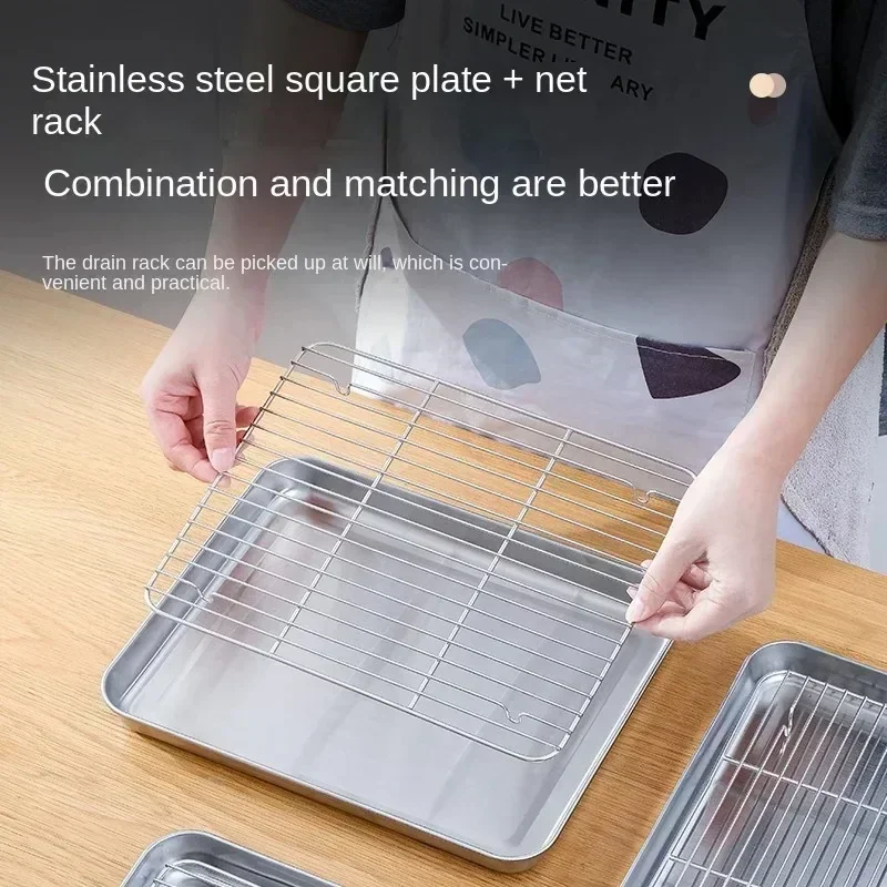 Bandeja para hornear de acero  - Kitchen Baking Rack reseña y precio