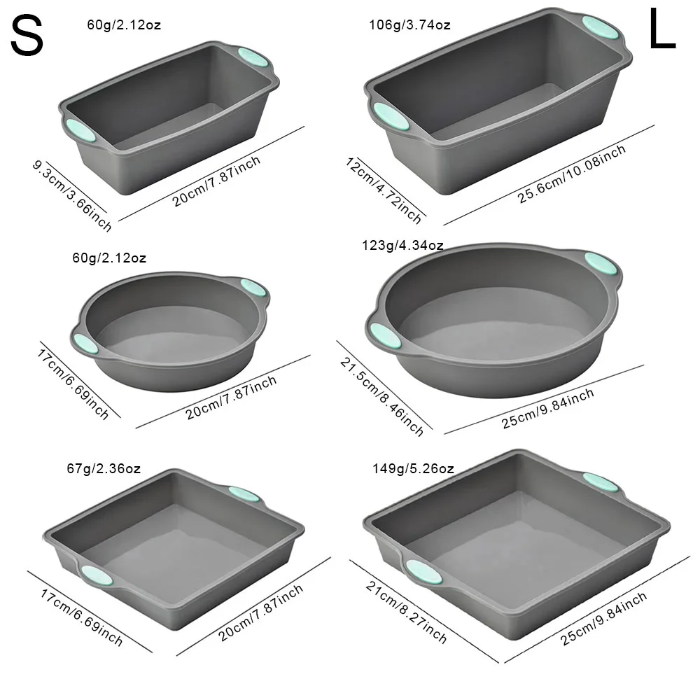 Molde de silicona gris resiste - Kitchen Baking Store reseña y precio