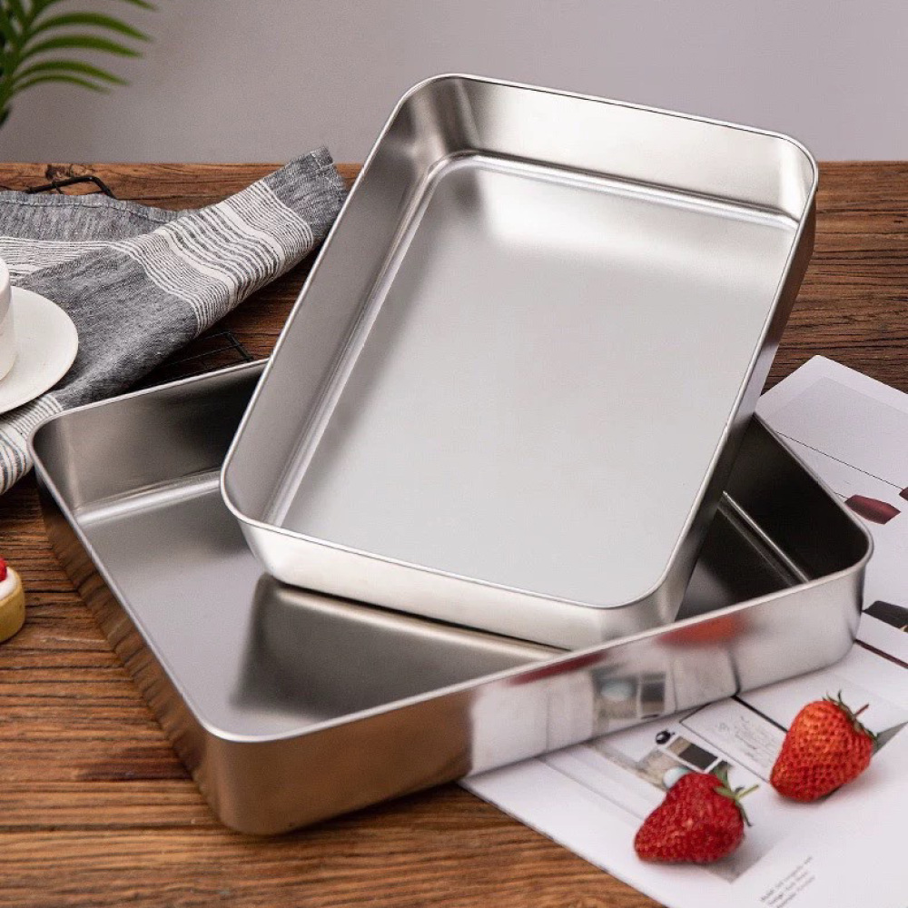 Bandeja Rectangular de Acero I - Kitchen Baking Pan Storage reseña y precio