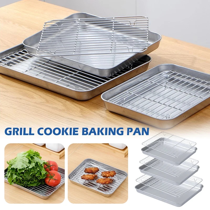 Bandeja para hornear de acero  - Kitchen Baking Rack reseña y precio