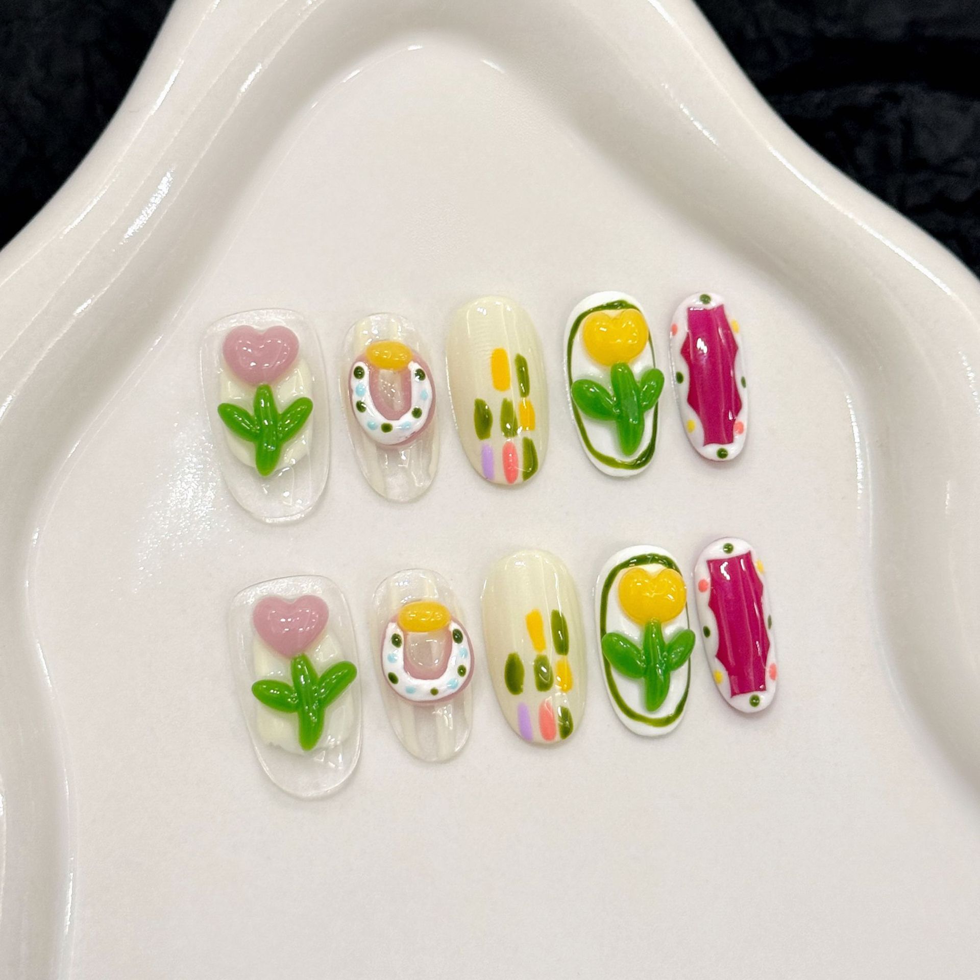 10 Uds. De uñas postizas hecha - Decorating Tip Set reseña y precio
