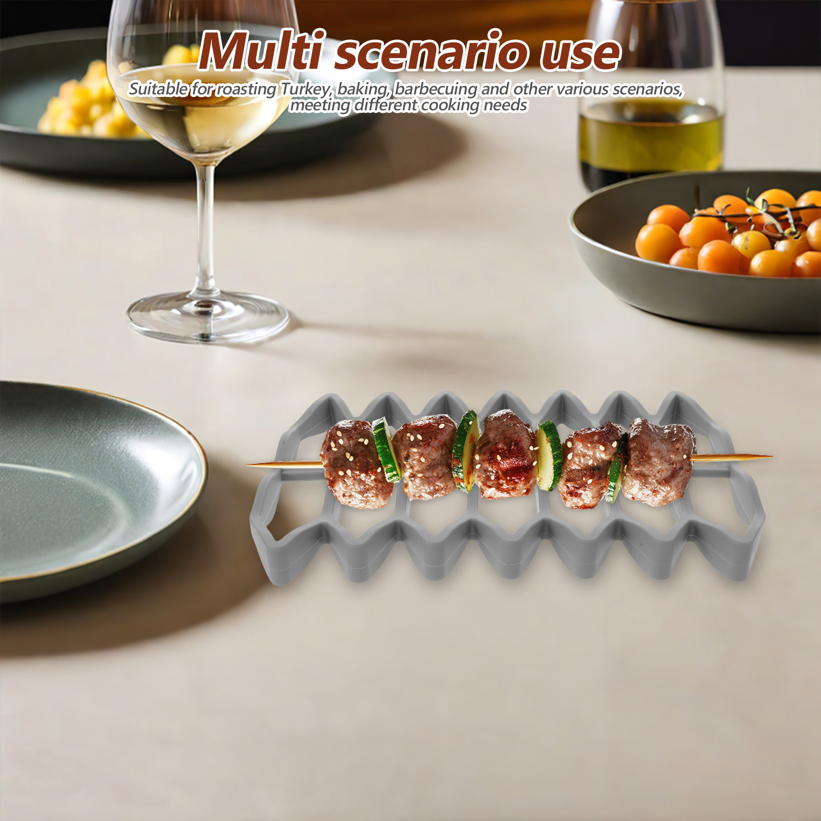 2 unidades de rejilla de silic - Kitchen Baking Rack reseña y precio
