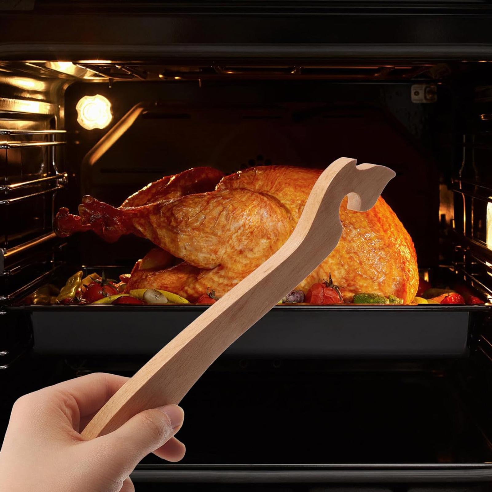 Herramienta de madera con mang - Kitchen Baking Rack reseña y precio