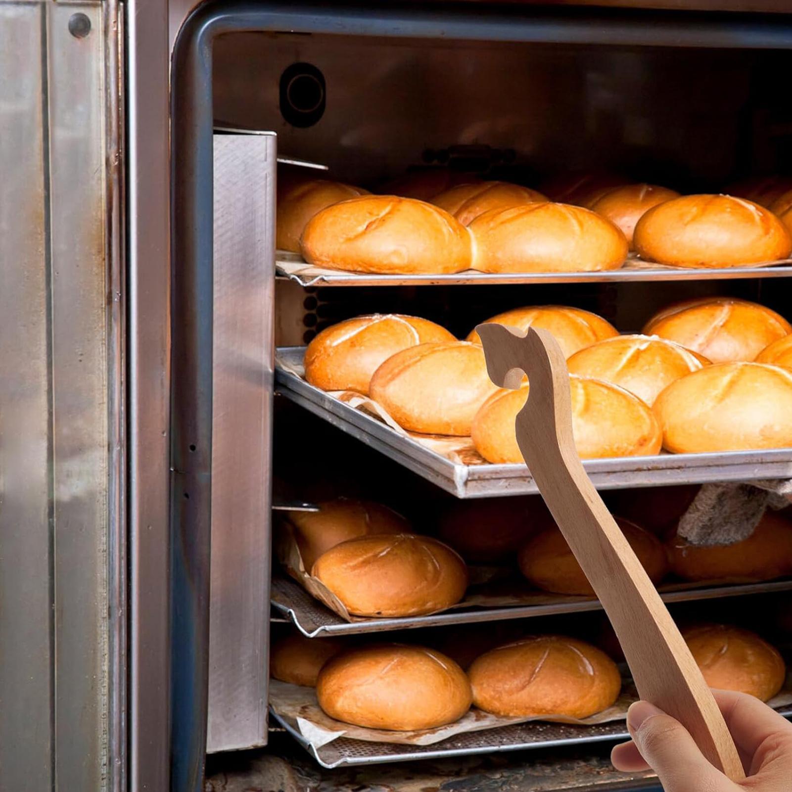 Herramienta de madera con mang - Kitchen Baking Rack reseña y precio