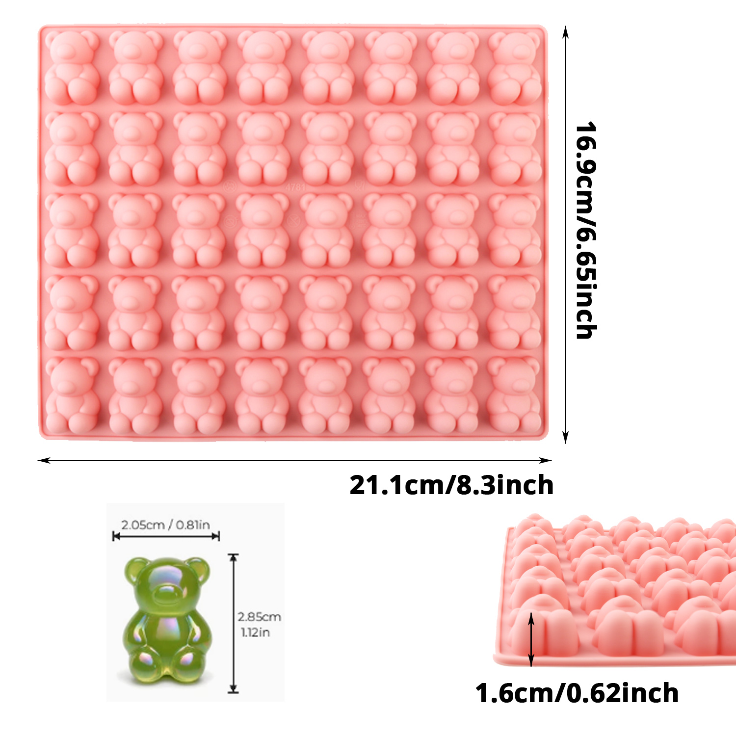 Molde de Silicona con Forma de - Kitchen Baking Molds reseña y precio
