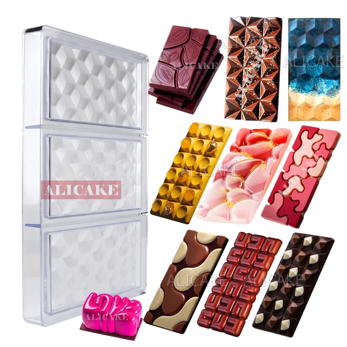 Molde de Chocolate de policarb - Kitchen Baking Molds reseña y precio