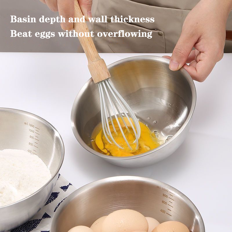 Juego de cuencos de acero inox - Stand Mixer Bowl reseña y precio