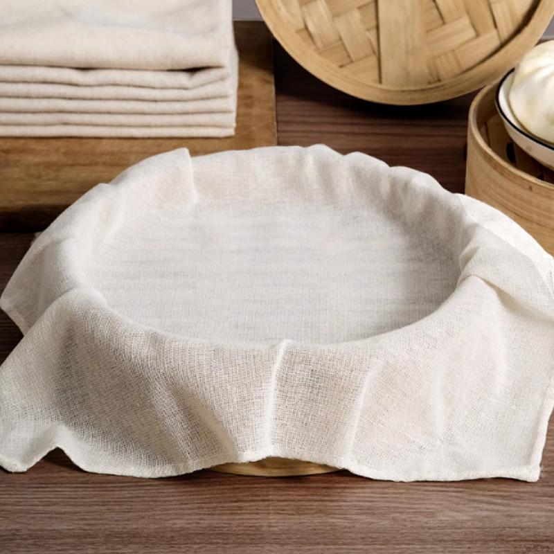 Paño de vapor redondo de algod - Kitchen Accessories For Baking reseña y precio
