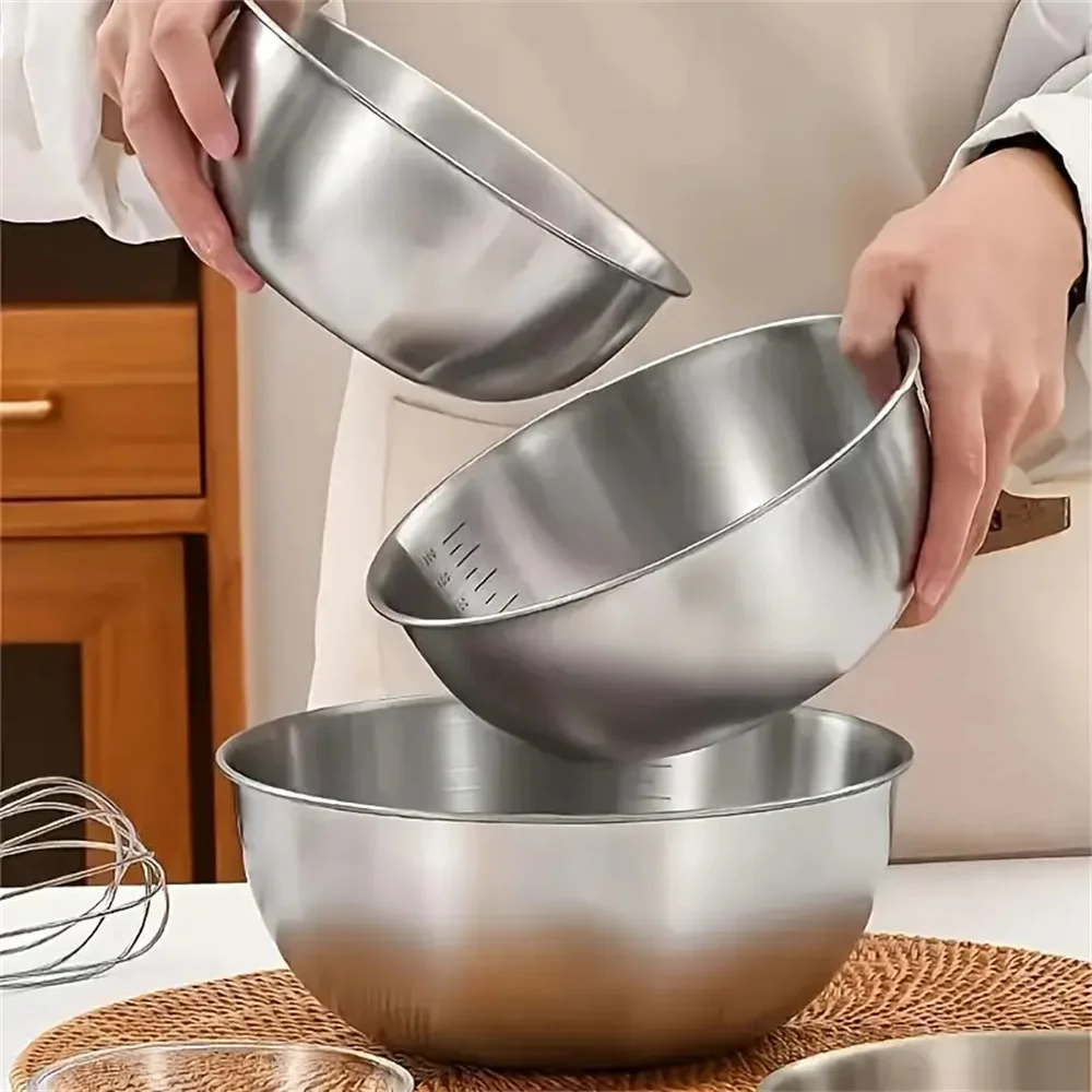 Juego de 3 Tazones de Acero In - Stand Mixer Bowl reseña y precio