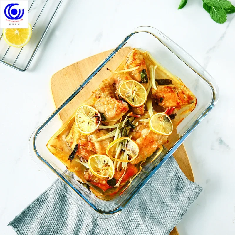 Plato de vidrio templado de gr - Kitchen Baking Pan Storage reseña y precio