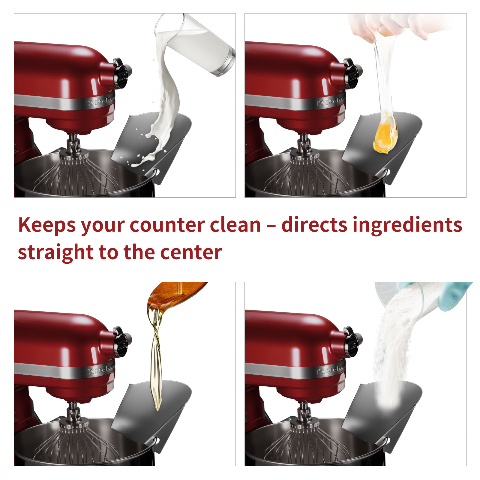 Protector basculante de acero  - Stand Mixer Bowl reseña y precio