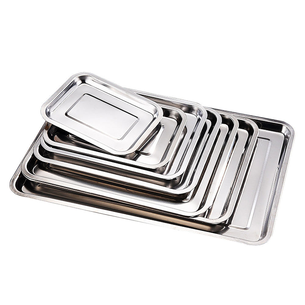 Bandejas rectangulares de acer - Kitchen Baking Pan Storage reseña y precio