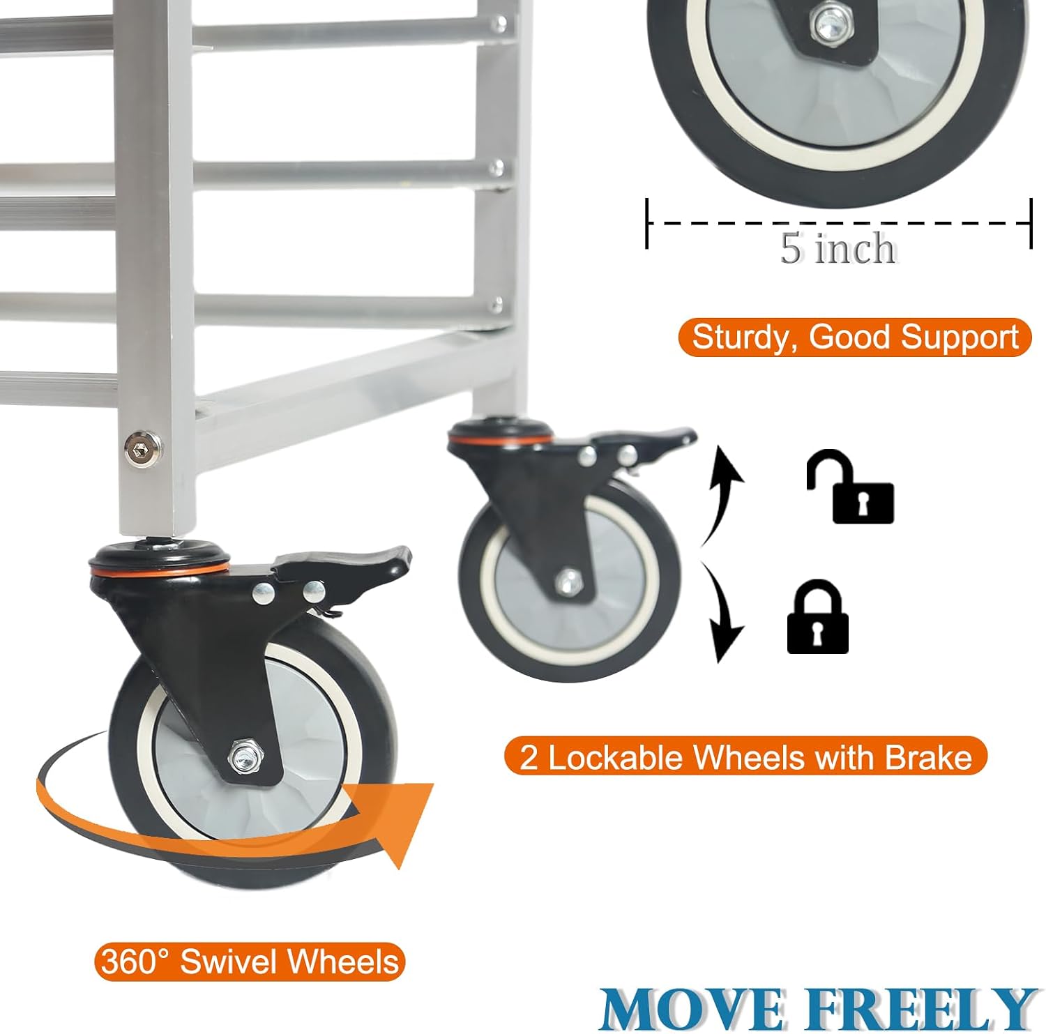 Carro de enfriamiento móvil co - Kitchen Baking Rack reseña y precio