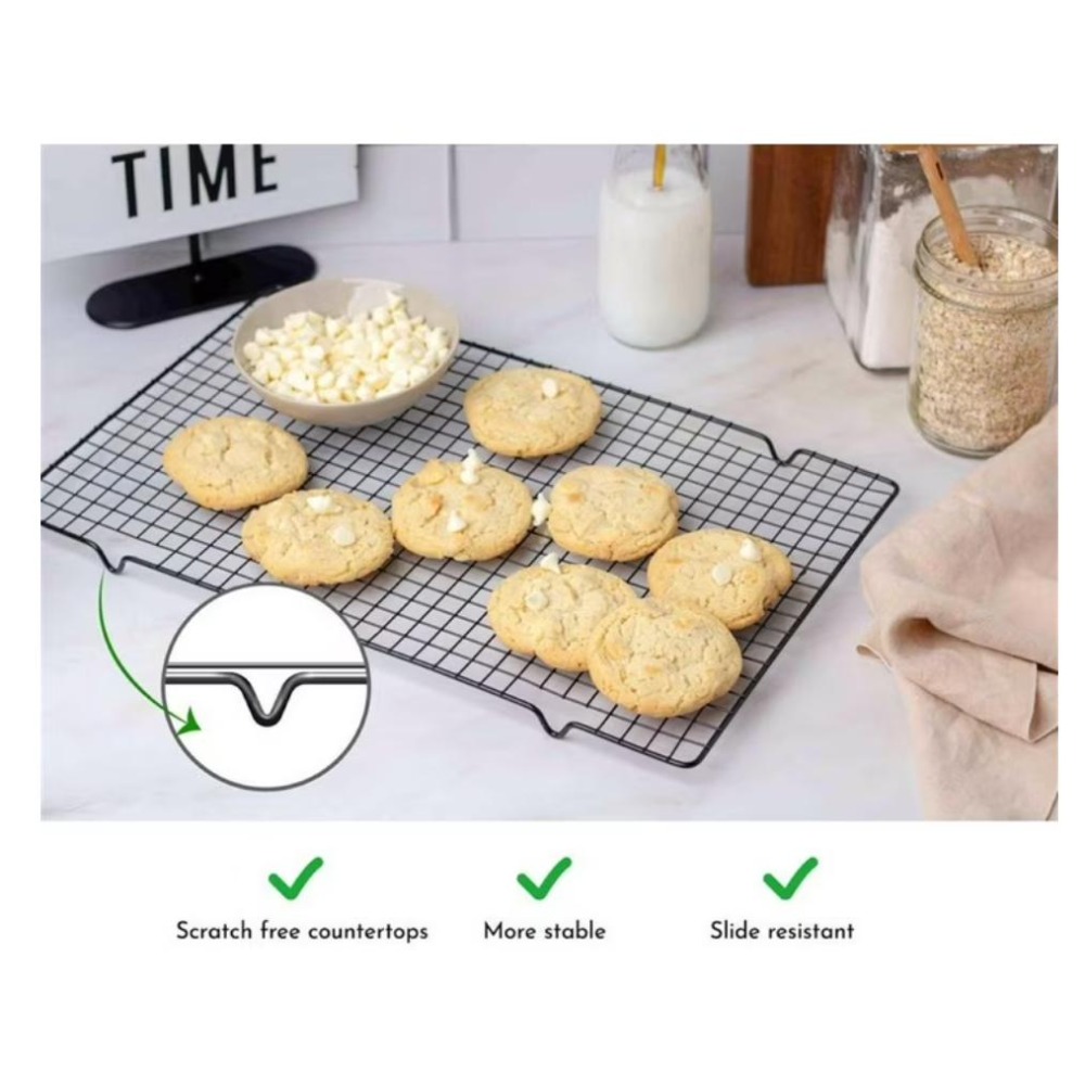 Juego de rejillas de refrigera - Kitchen Baking Rack reseña y precio