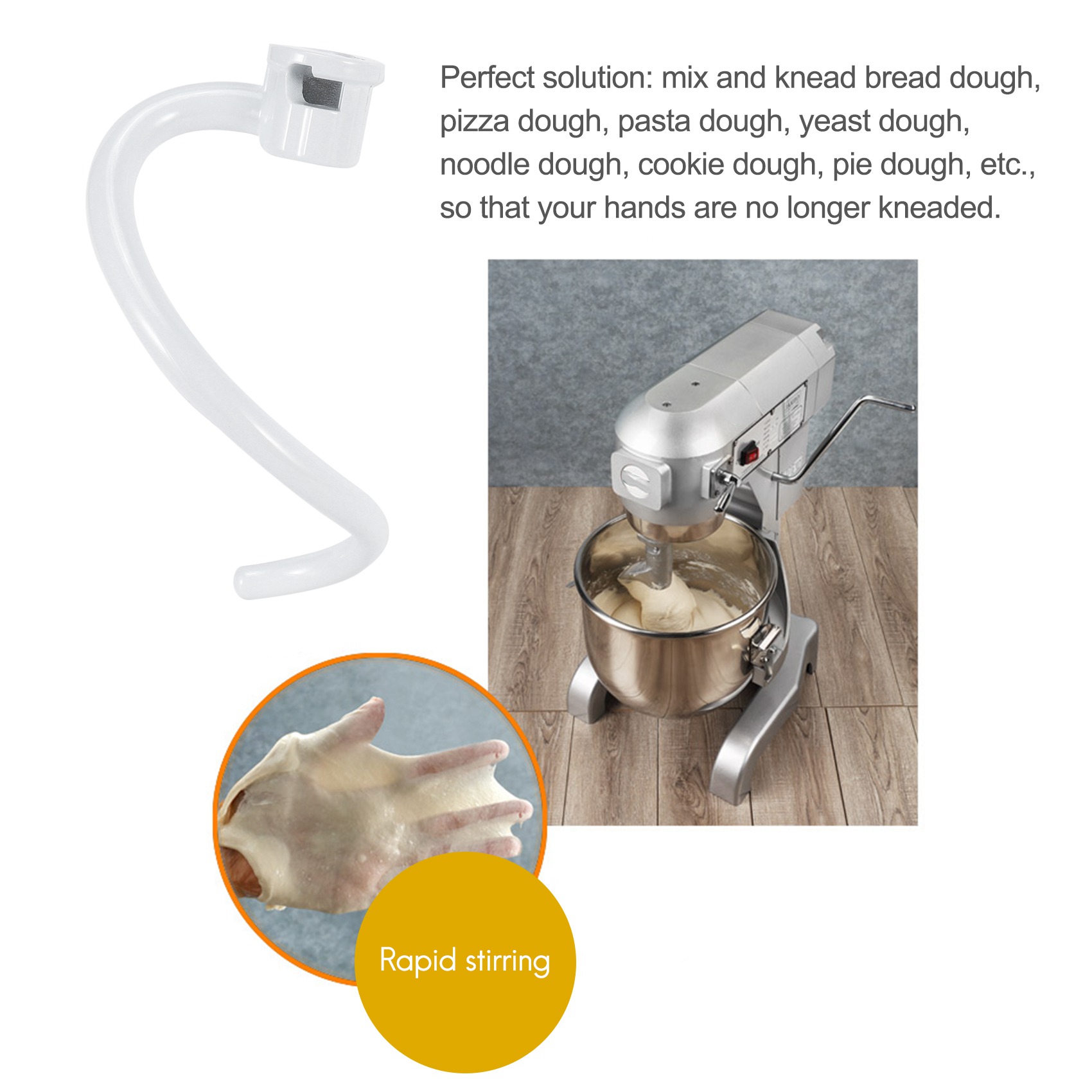 Gancho Espiral AEE6 de Repuest - Kitchen Baking Aid reseña y precio